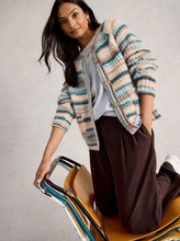 Load image into Gallery viewer, White Stuff - Suzanna Crew Cardi in Blue Multi
