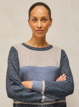 Load image into Gallery viewer, White Stuff - Talia Nep Block Jumper in Blue Multi
