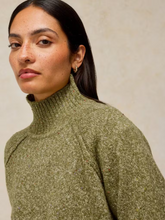 Load image into Gallery viewer, White Stuff - Talia Nep High Neck Jumper in Mid Green
