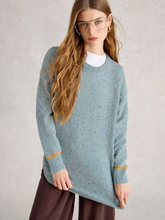 Load image into Gallery viewer, White Stuff - Talia Nep Jumper in Dusty Green
