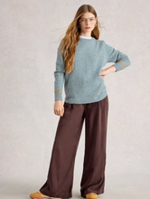 Load image into Gallery viewer, White Stuff - Talia Nep Jumper in Dusty Green
