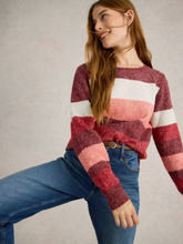 Load image into Gallery viewer, White Stuff - Talia Nep Jumper - Plum Multi
