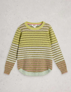 White Stuff - Talia Nep Jumper in Yellow Multi