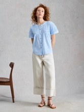 Load image into Gallery viewer, White Stuff - Tammie Organic Cotton Shirt in Blue Multi
