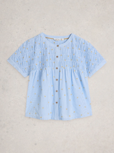 Load image into Gallery viewer, White Stuff - Tammie Organic Cotton Shirt in Blue Multi
