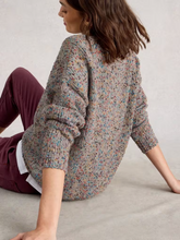 Load image into Gallery viewer, White Stuff - Textured V Neck Jumper in Light Natural
