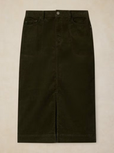 Load image into Gallery viewer, White Stuff - Tia Cord Skirt in Khaki Green
