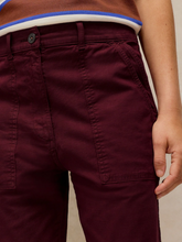 Load image into Gallery viewer, White Stuff - Twister Chino Trousers in Dark Plum
