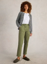 Load image into Gallery viewer, White Stuff - Twister Chino Trouser in Khaki Green
