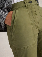 Load image into Gallery viewer, White Stuff - Twister Chino Trouser in Khaki Green
