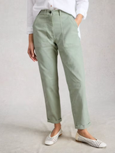 Load image into Gallery viewer, White Stuff - Twister Chino Trouser in Light Green
