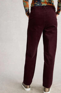 White Stuff - Twister Cord Trouser in Dark Plum
