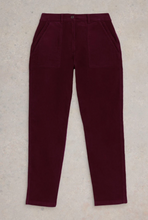 Load image into Gallery viewer, White Stuff - Twister Cord Trouser in Dark Plum
