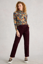 Load image into Gallery viewer, White Stuff - Twister Cord Trouser in Dark Plum
