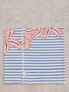 White Stuff - Versatile Jersey Roll in Blue Multi