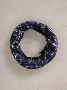 White Stuff - Versatile Jersey Roll in Navy Print