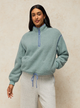 Load image into Gallery viewer, White Stuff - Wren Half Zip Jumper in Mid Blue
