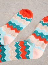 Load image into Gallery viewer, White Stuff - Ziggy Sparkle Cabin Socks - Pink Multi
