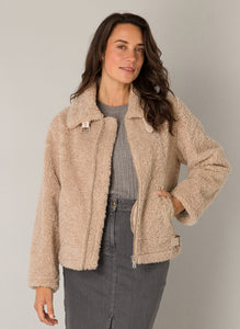 Yest - Nyck Teddy Jacket - Beige