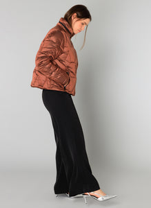 Yest - Zaira Bomber Jacket in Rust