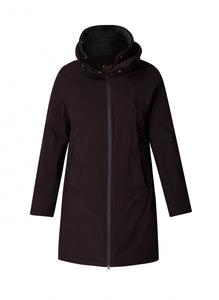 Yest - Zina Coat in Chocolate Brown