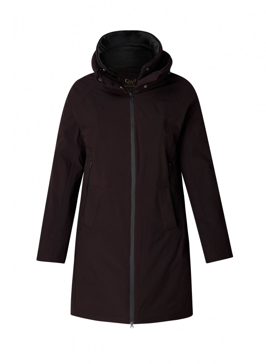 Yest - Zina Coat in Chocolate Brown