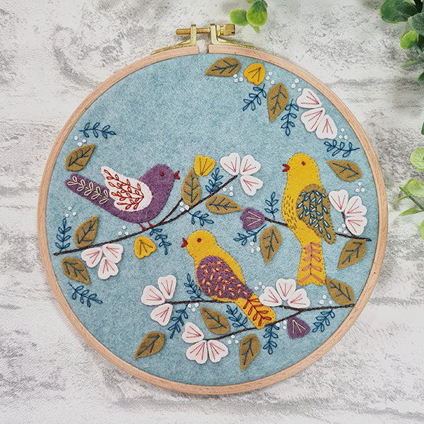 Corinne Lapierre - Applique Hoop Craft Kit - Dawn Chorus