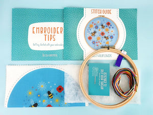 Oh Sew Bootiful- Handmade Embroidered Kit Hoop Art
