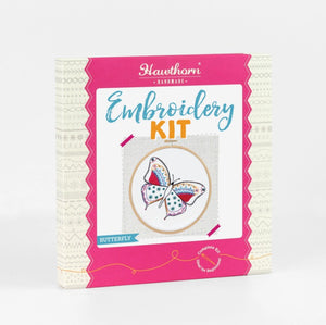 Hawthorn Handmade - Embroidery Kit Butterfly