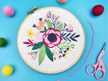 Load image into Gallery viewer, Oh Sew Bootiful- Handmade Embroidered Kit Hoop Art
