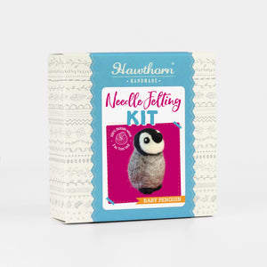 Hawthorn Handmade - Baby Penguin Needle Felt Kit Mini
