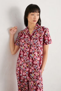 Sea Salt - Nesting Bird Pyjamas - Poppies & Tulips