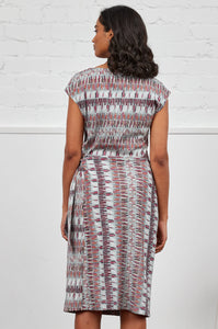 Nomads - Tie Side Jersey Dress - Feather