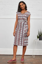 Load image into Gallery viewer, Nomads - Tie Side Jersey Dress - Feather
