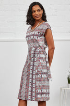 Load image into Gallery viewer, Nomads - Tie Side Jersey Dress - Feather
