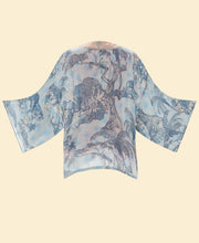 Load image into Gallery viewer, Powder - Kimono Jacket Tropical Toile Denim &amp; Petal
