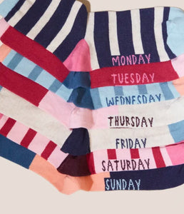 White Stuff - 7pk Stripe Mix Socks