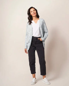 White Stuff - Cocoon Cardi - Mid Grey