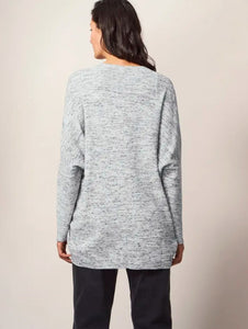 White Stuff - Cocoon Cardi - Mid Grey