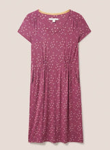 Load image into Gallery viewer, White Stuff - Tallie Eco Vero Jersey Dress - Plum Multi
